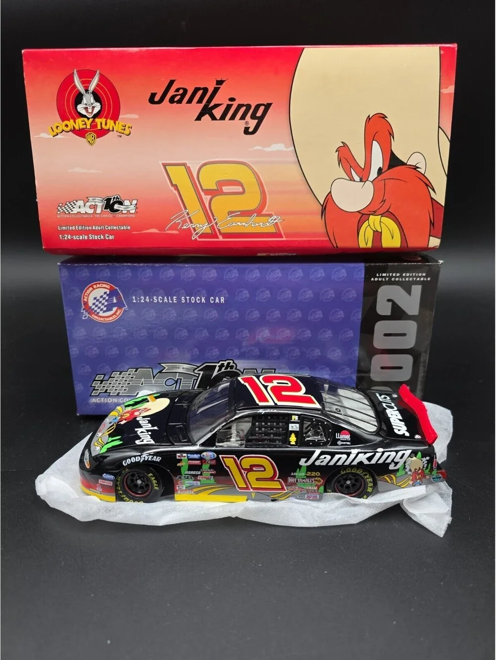Kerry Earnhardt Looney Tunes 2002 #12 “JaniKing” Action 1:24 Scale DieCast Car